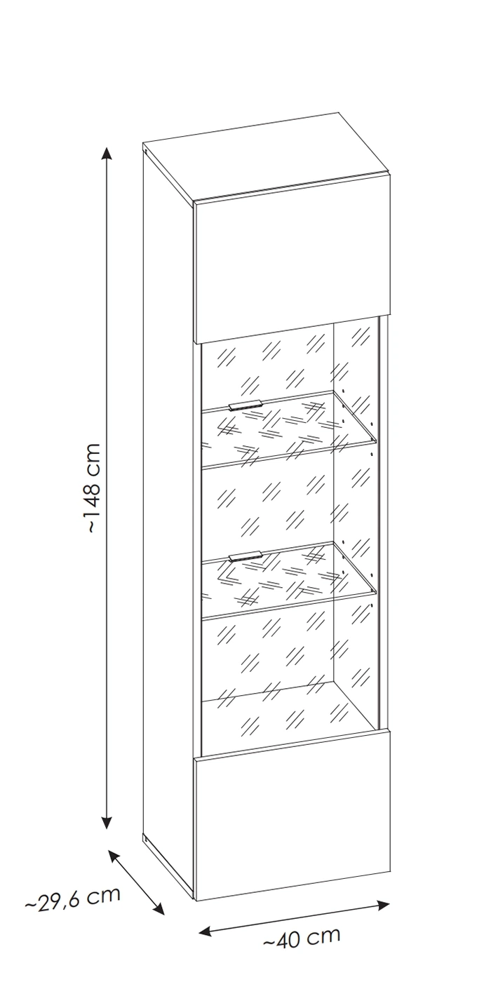 parete attrezzata artisan oak