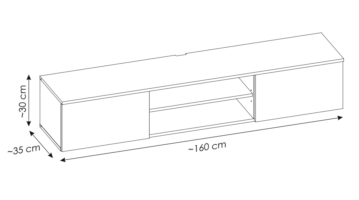 parete attrezzata artisan oak