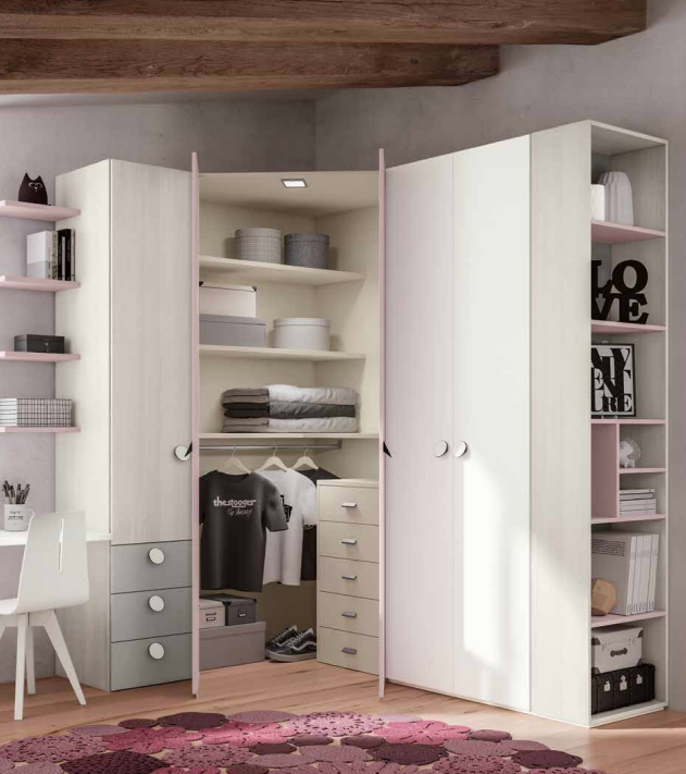 Camerette per bambine, cameretta Ninfea scontata