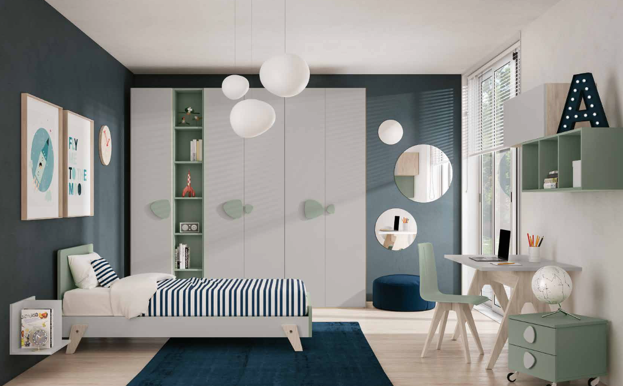 Camere per ragazzi a prezzi bassi, cameretta scontata completa