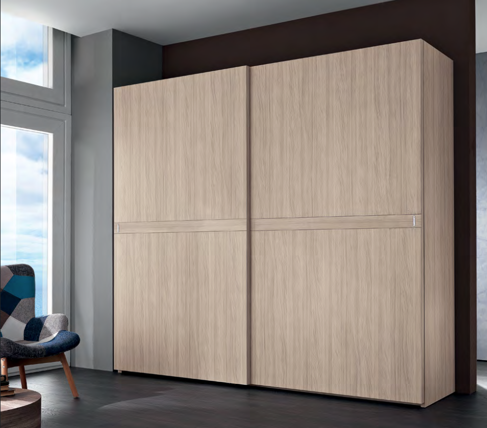 Armadio 2 ante scorrevoli in finitura Olmo frida