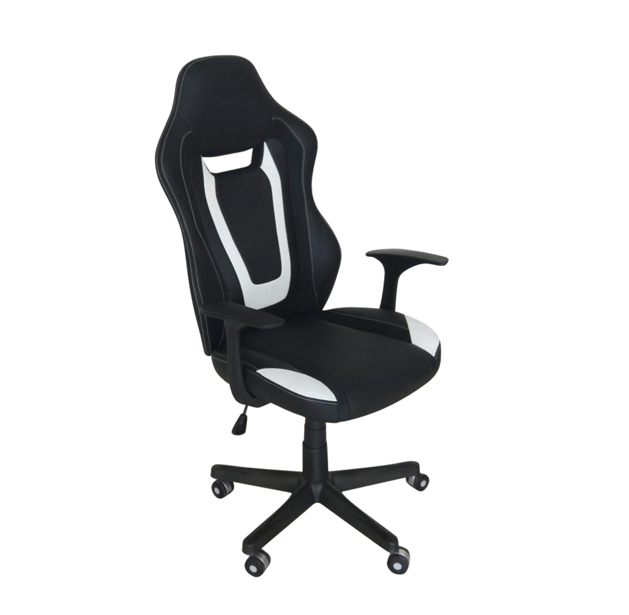 Poltrona da ufficio regolabile in altezza, funzionale colore grigio scuro