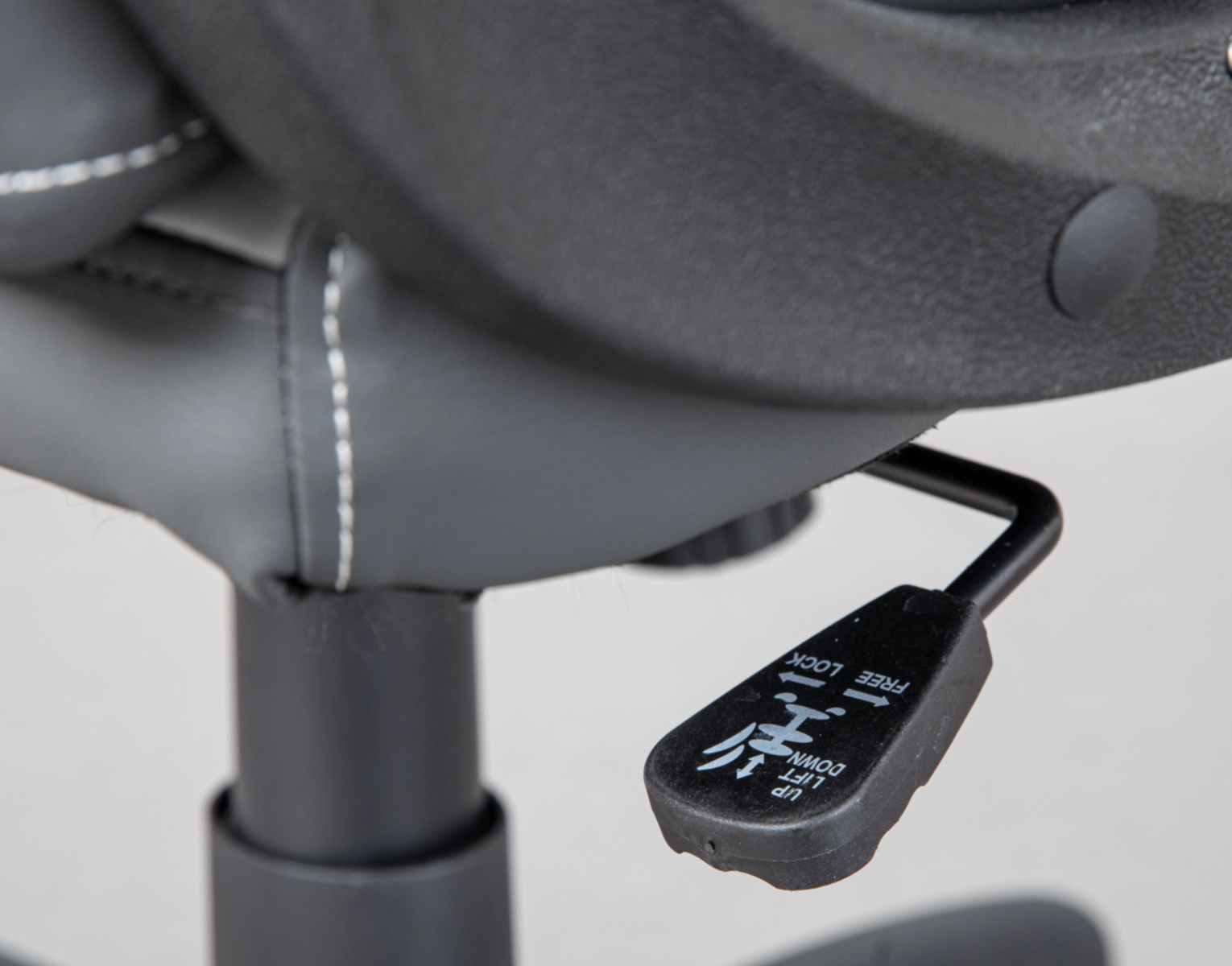 Pratico Poltrona da ufficio con ruote, colore grigio