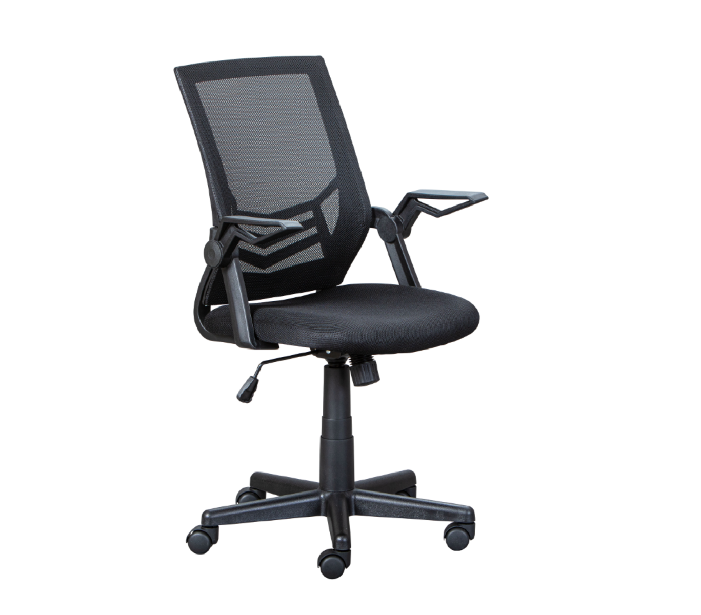 Poltrona da ufficio, nera con seduta imbottita 