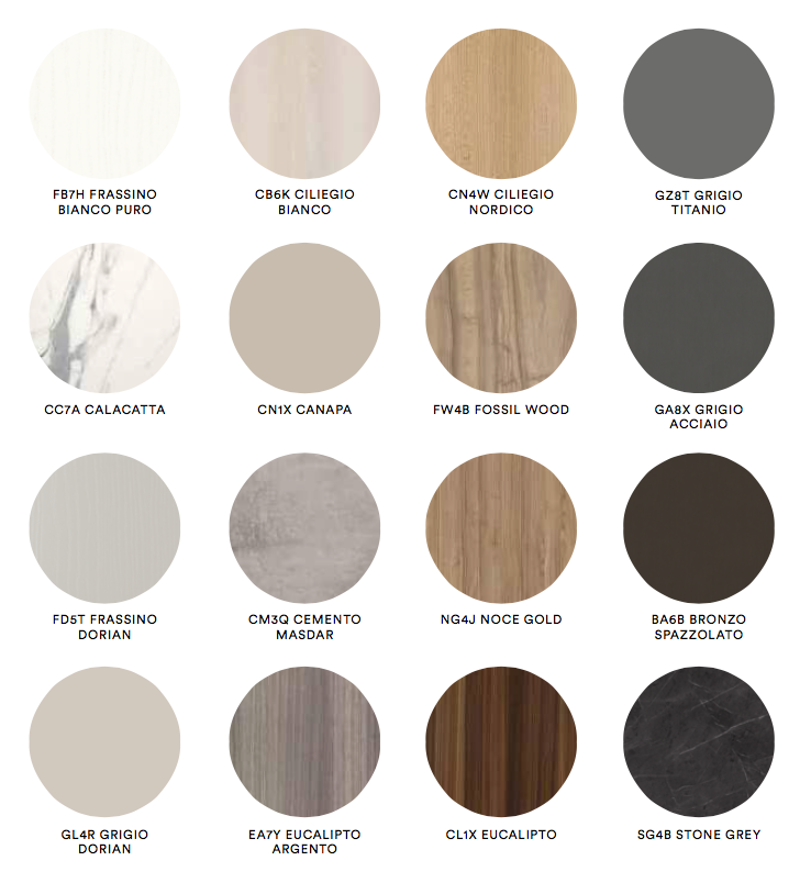 Tavolo moderno allungabile Oslo in finitura Noce gold e Grigio nero opaco