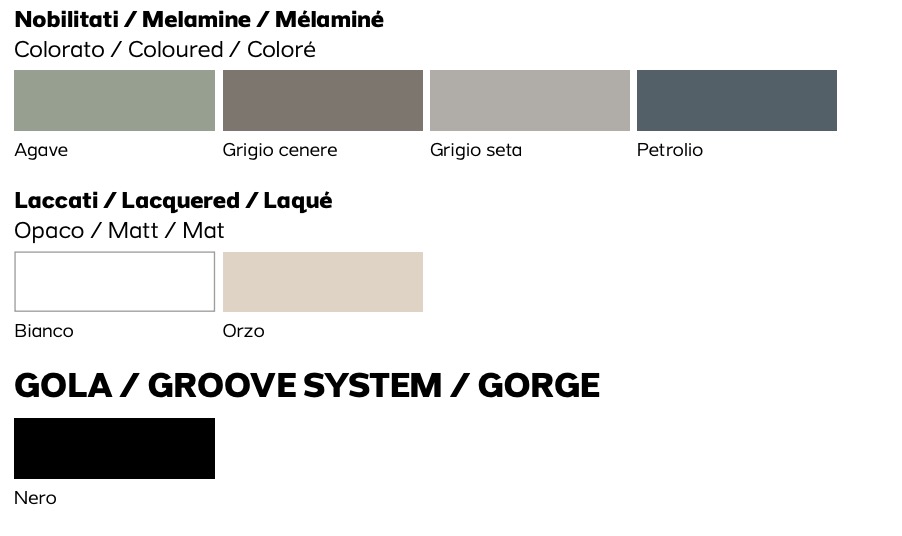 Sala completa composta da madia 3 ante 2 cassetti e tavolo L.160 allungabile 