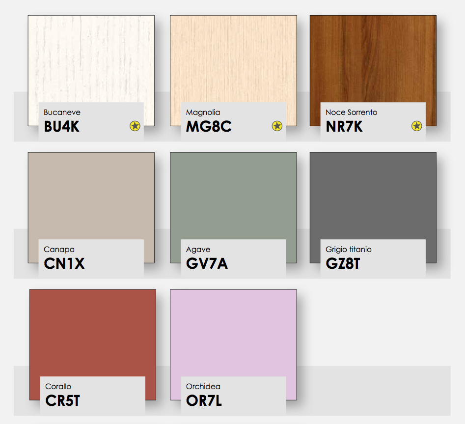 Letto matrimoniale Vittoria con testata retrofinita in finitura Corallo