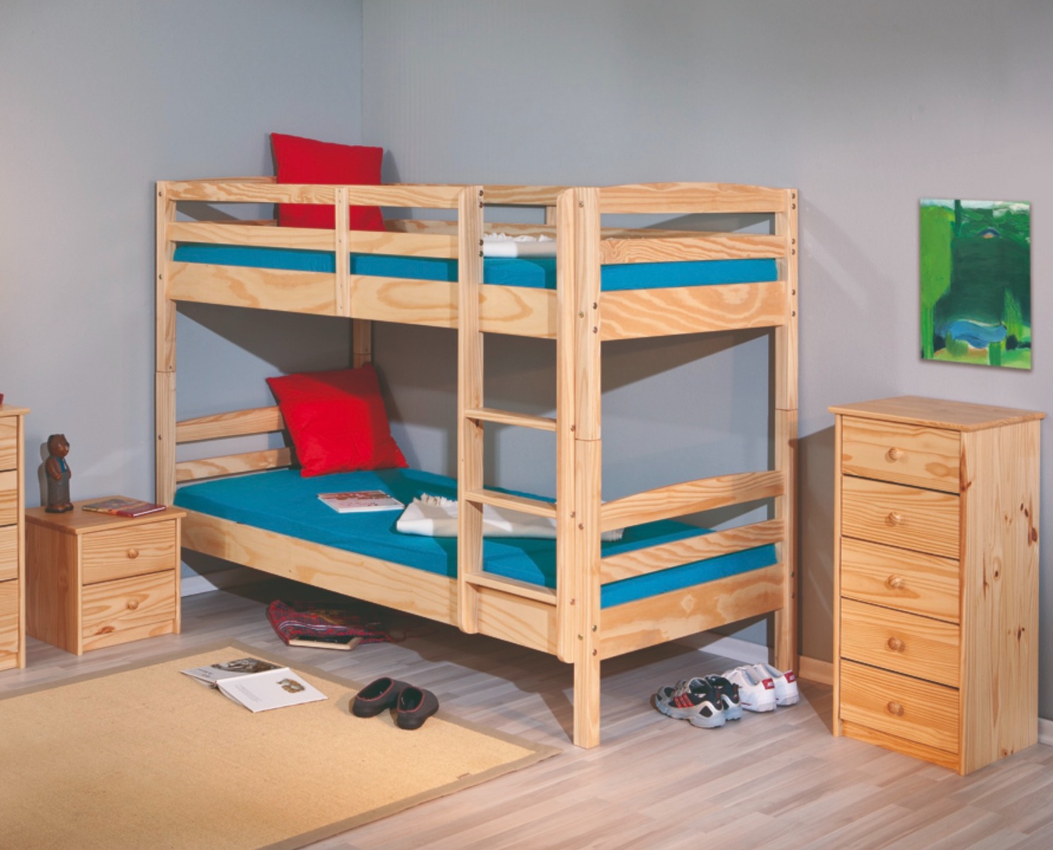 Letto a castello con possibilità di trasformazione in due letti singoli