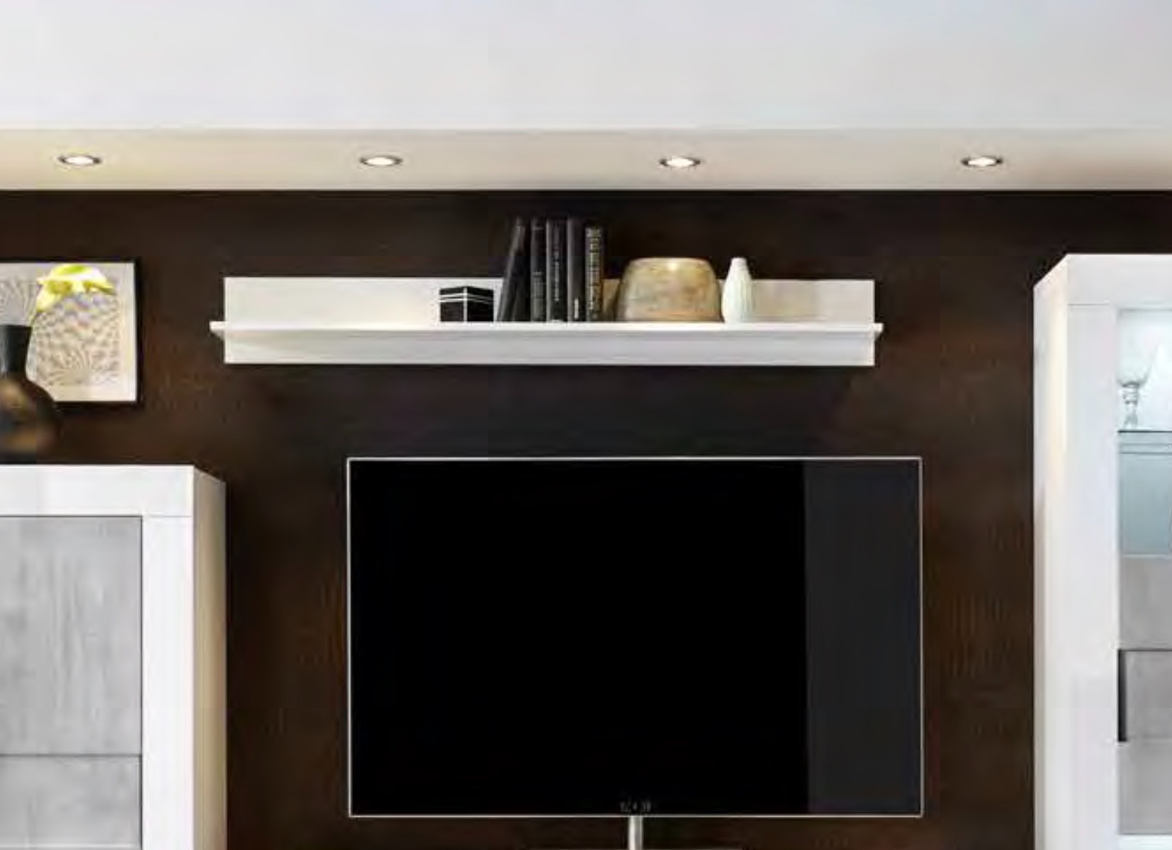 Mensola Bianca Lucida, Made in Italy