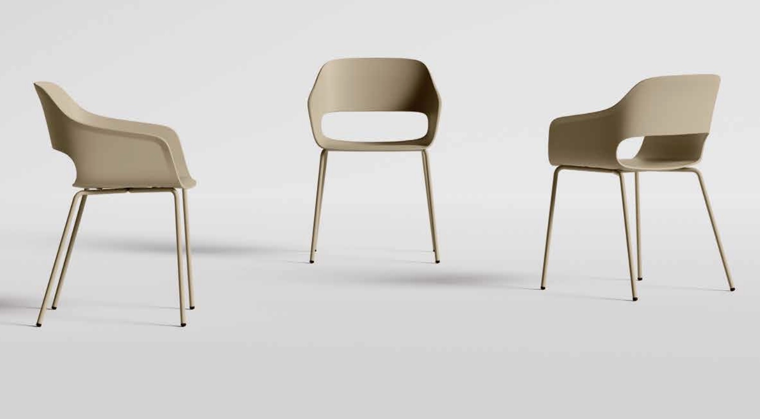 Tavolo di design L.160 allungabile, colore Quercia con gambe nere