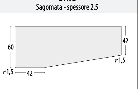 Scrivania camerette Moretti Compact, finitura Bianco e Mora laccato