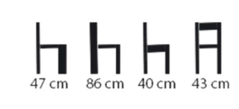 Sedia in ecopelle, colore Grigio 