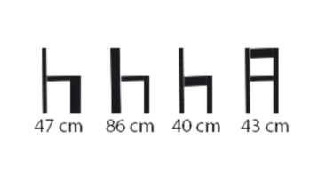 Sedia moderna in tessuto