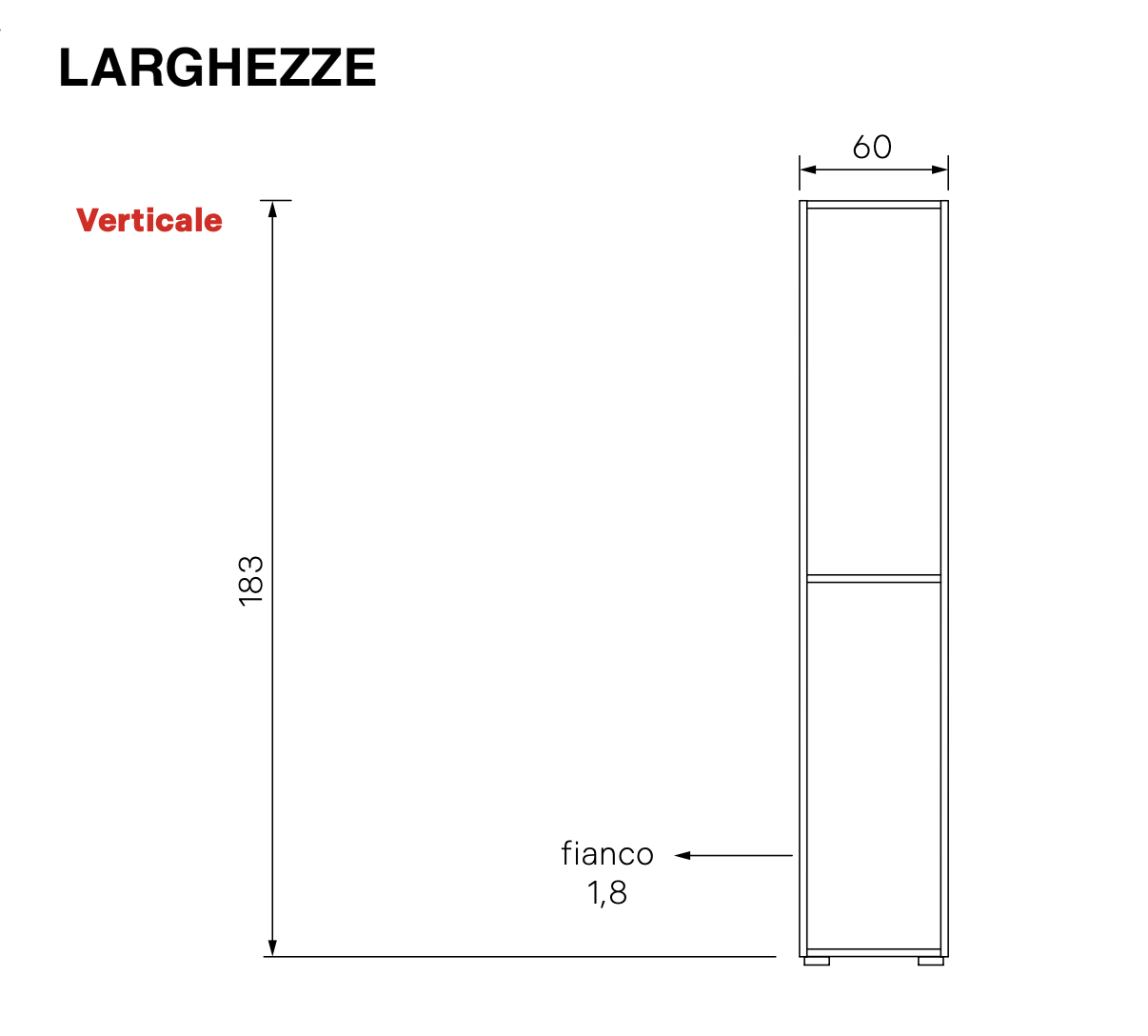 parete bianco e legno