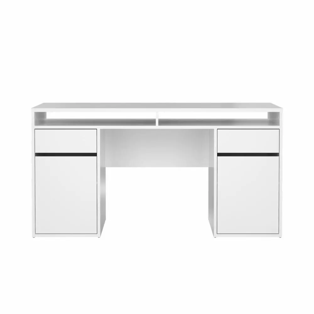 scrivania con alzata utile e comoda