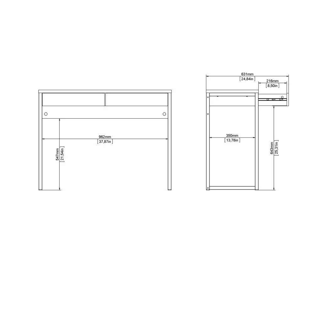 scrivania in metallo

