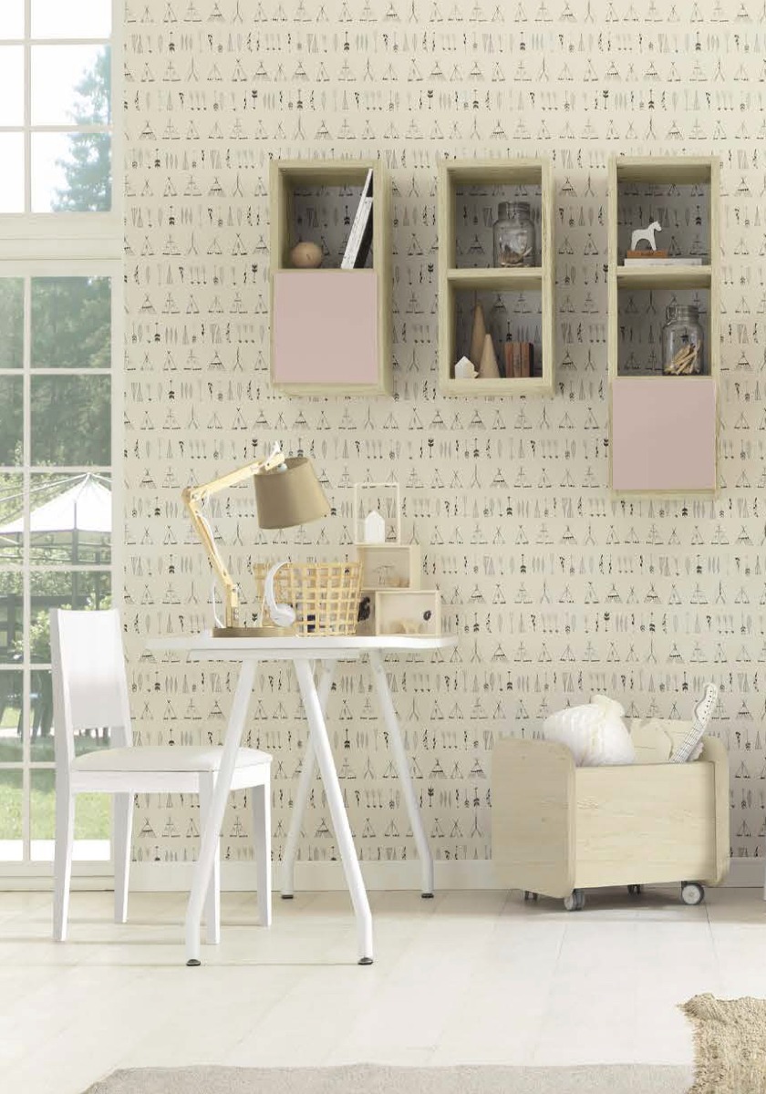 Scrivania moderna bianca opaca