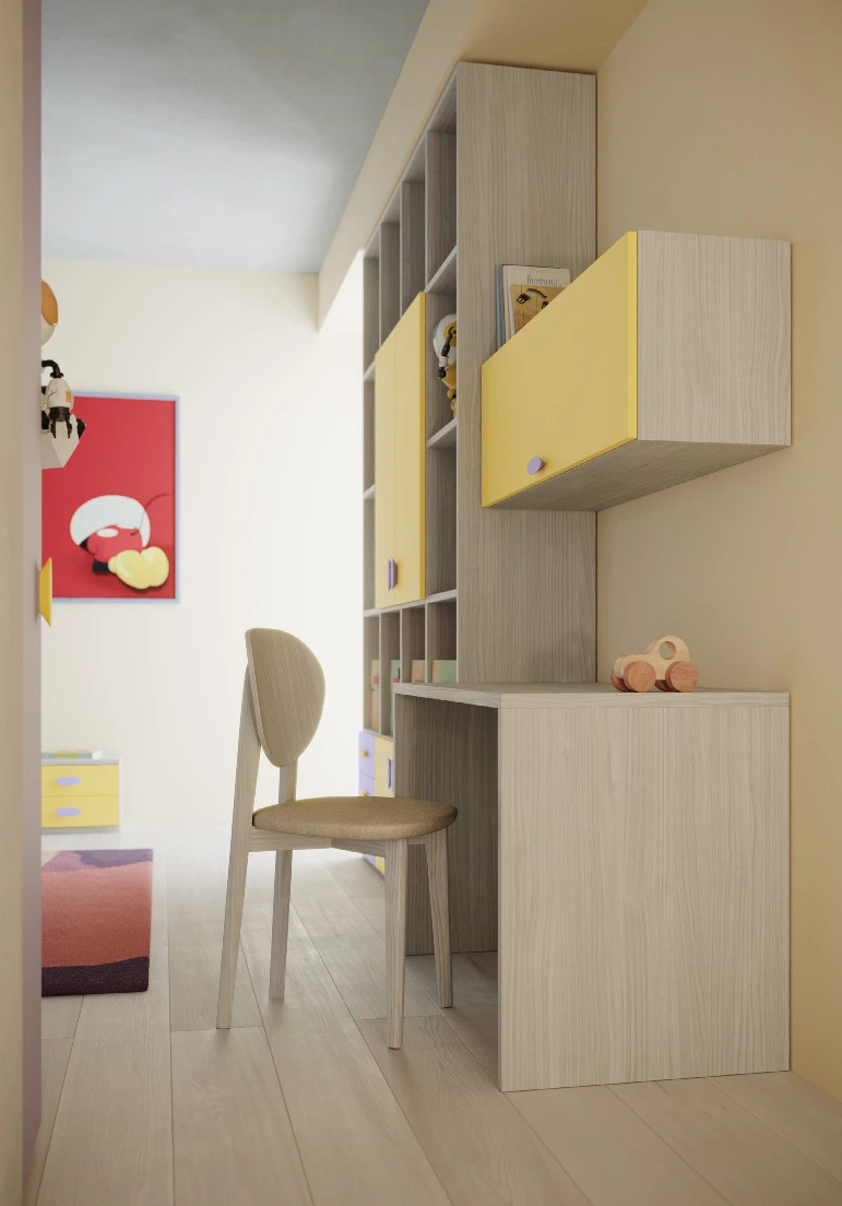 Scrivania Cenere wood, L.120 H.74, design moderno Zenzero Shop