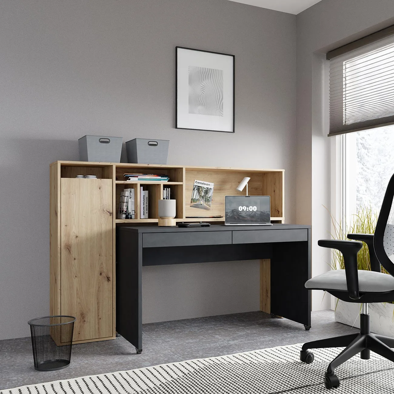 scrivania in offerta rovere