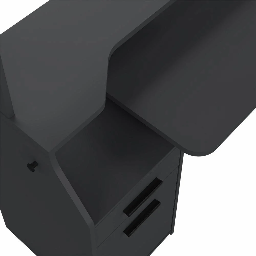 scrivania grigio opaco 
