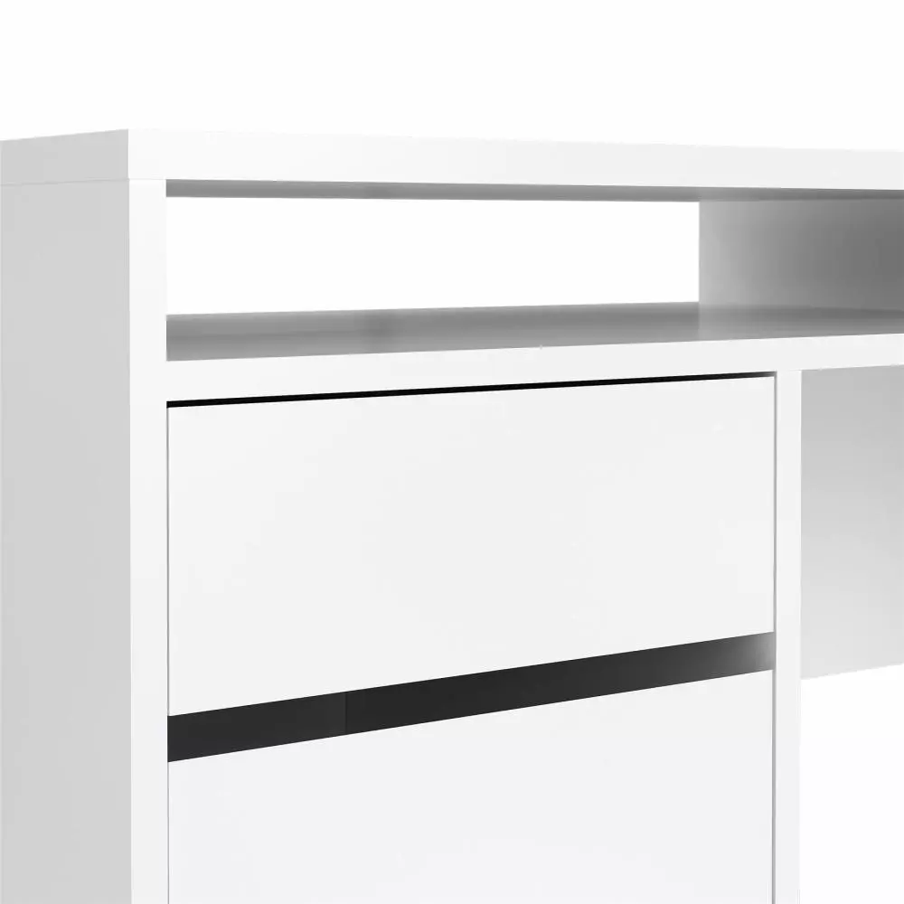 scrivania con alzata utile e comoda