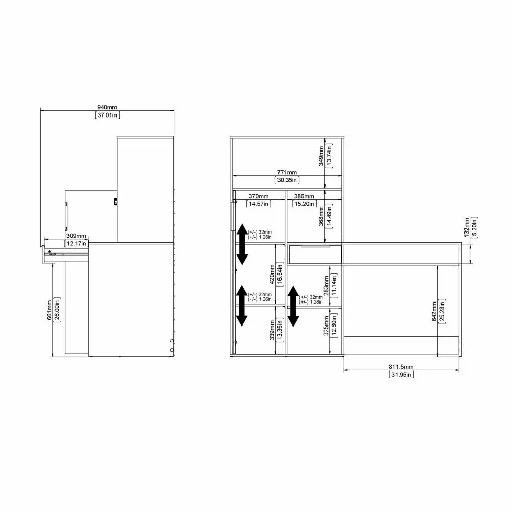 scrivania bianca scontata