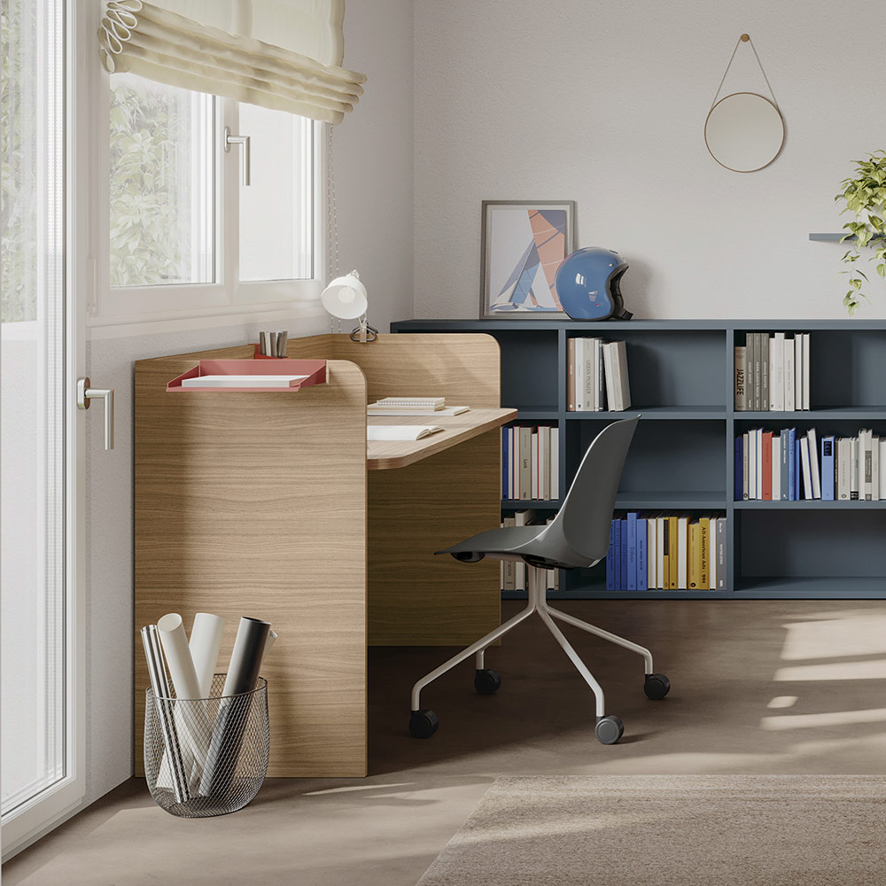 scrivania color noce