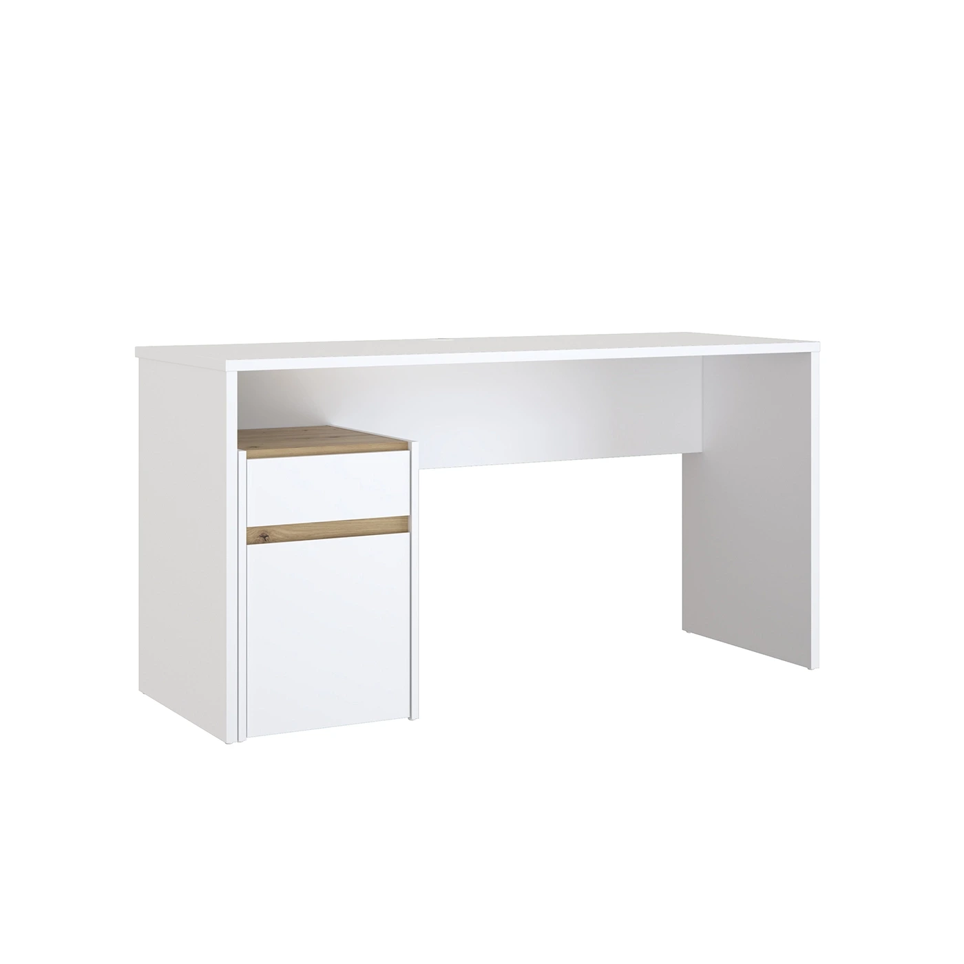 scrivania cassetti bianchi