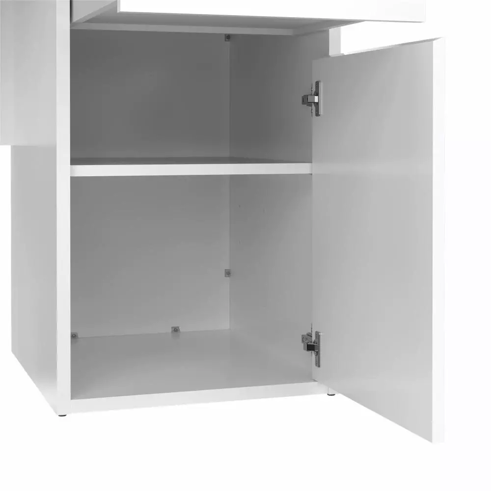 scrivania con alzata utile e comoda