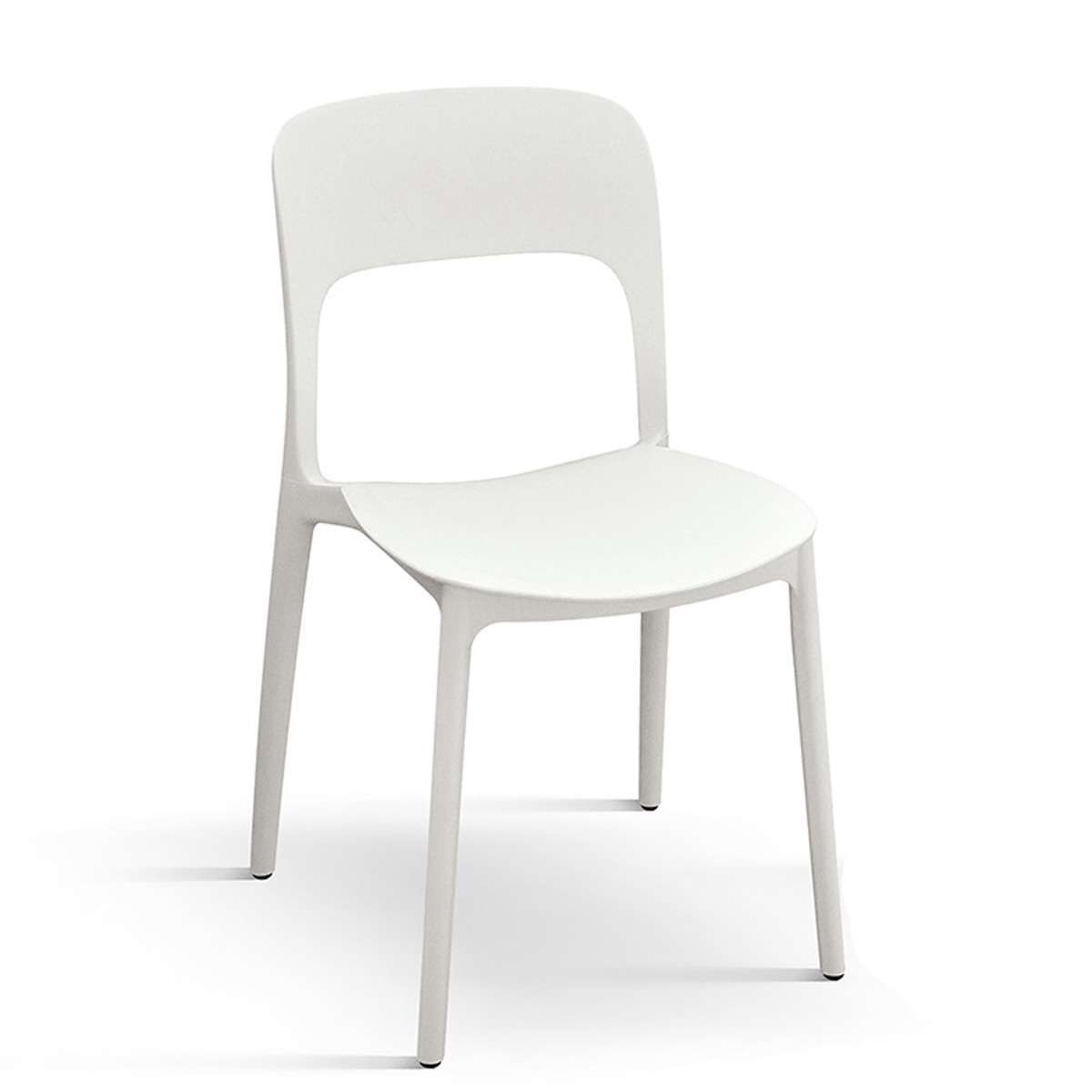Nuova Sedia in polipropilene Bianco