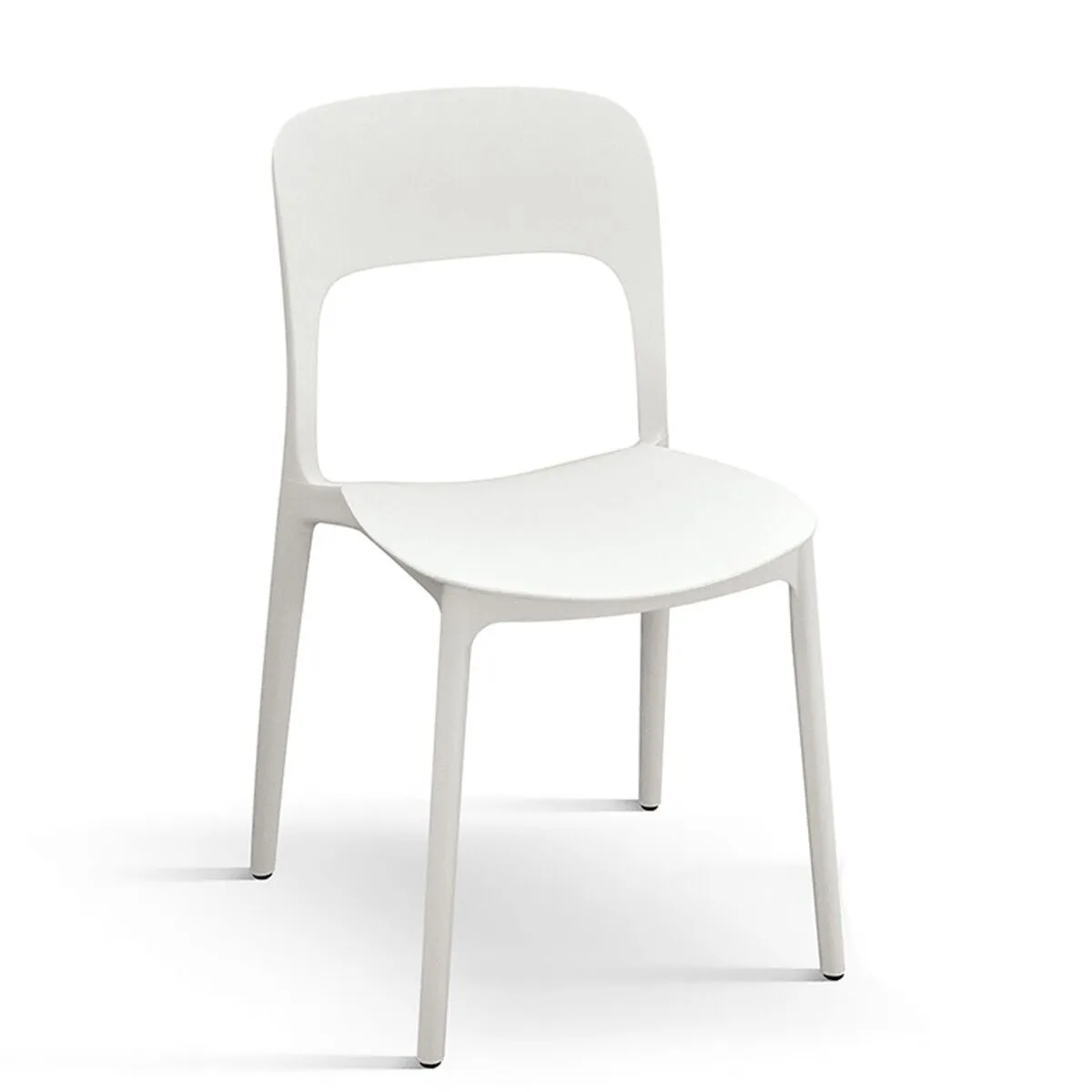 Sedia moderna in polipropilene, disponibile in diversi colori