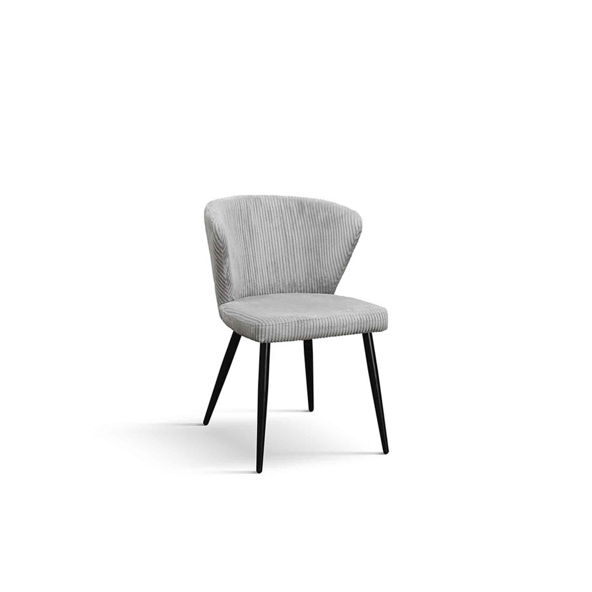 Sedia in velluto Grigio 