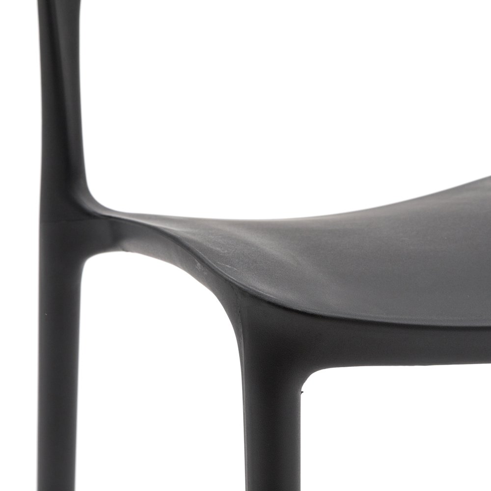 Sedia in polipropilene colore Nero