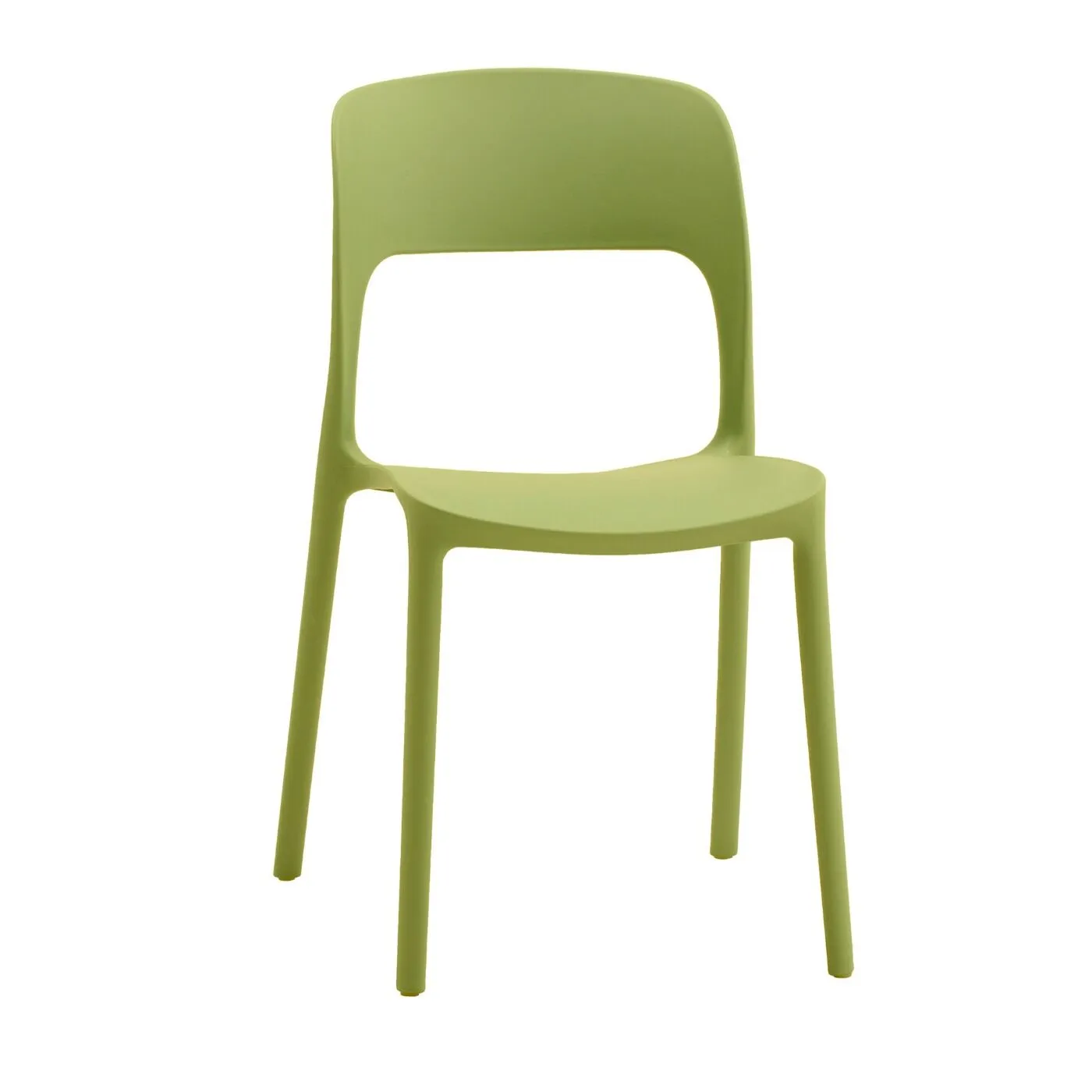 Sedia moderna in polipropilene, disponibile in diversi colori