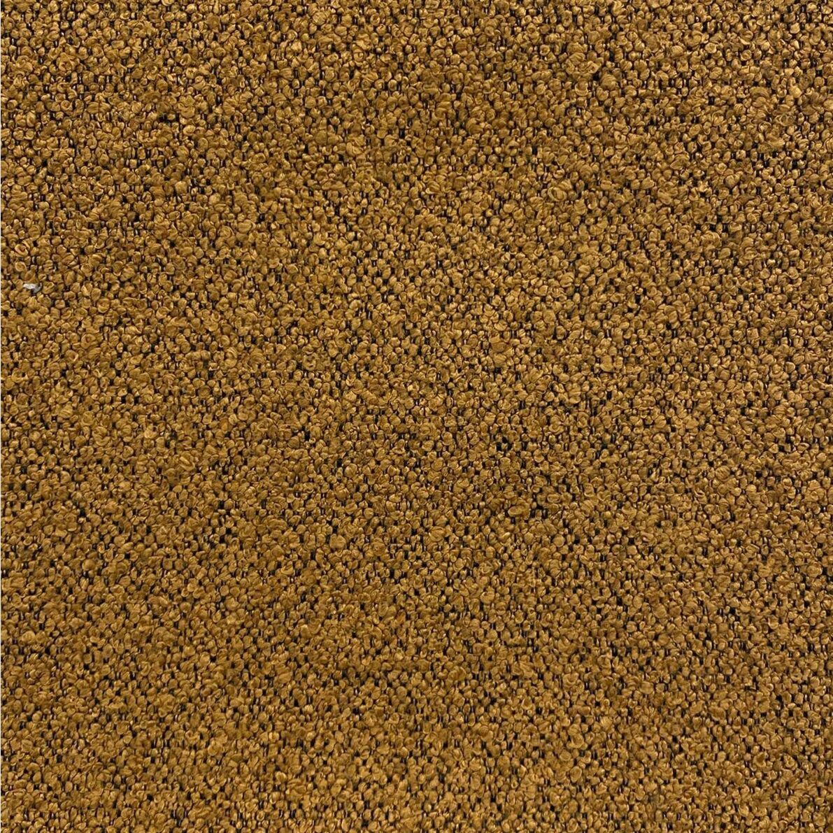 Camera matrimoniale con letto boucle Senape, finitura Bronzo e Mercure