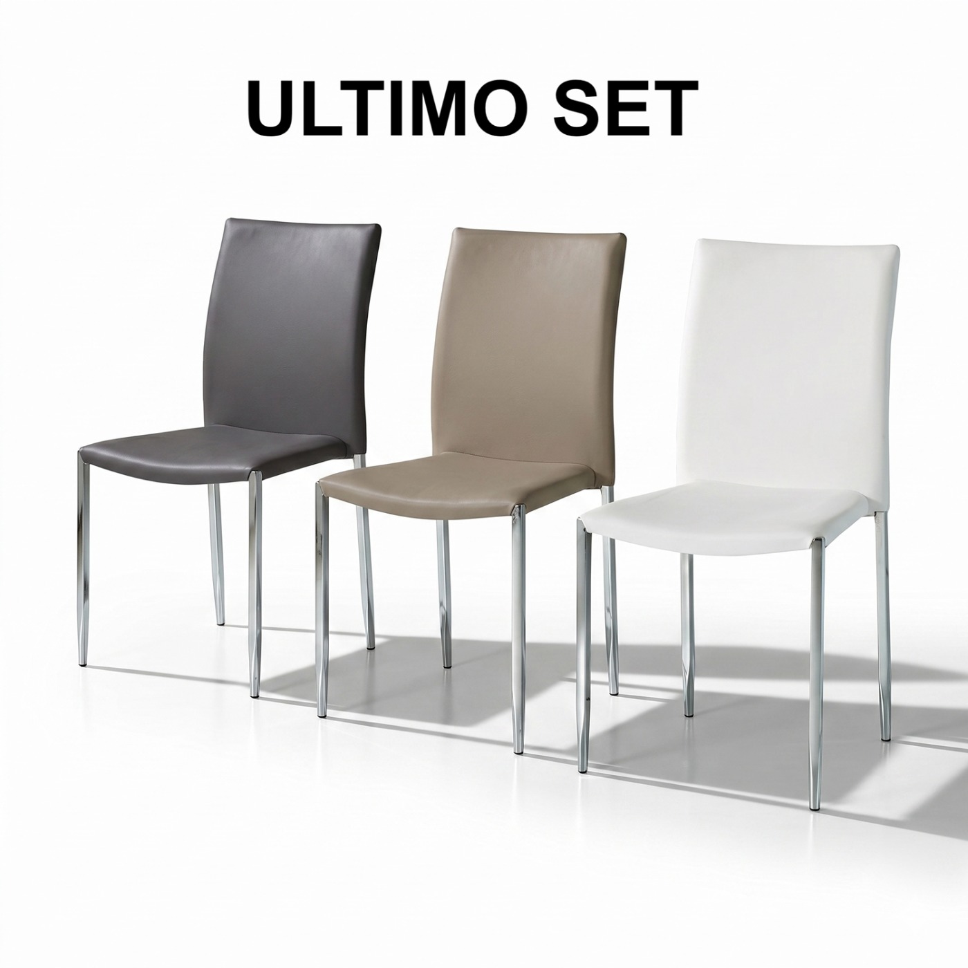 set 3 sedie moderne