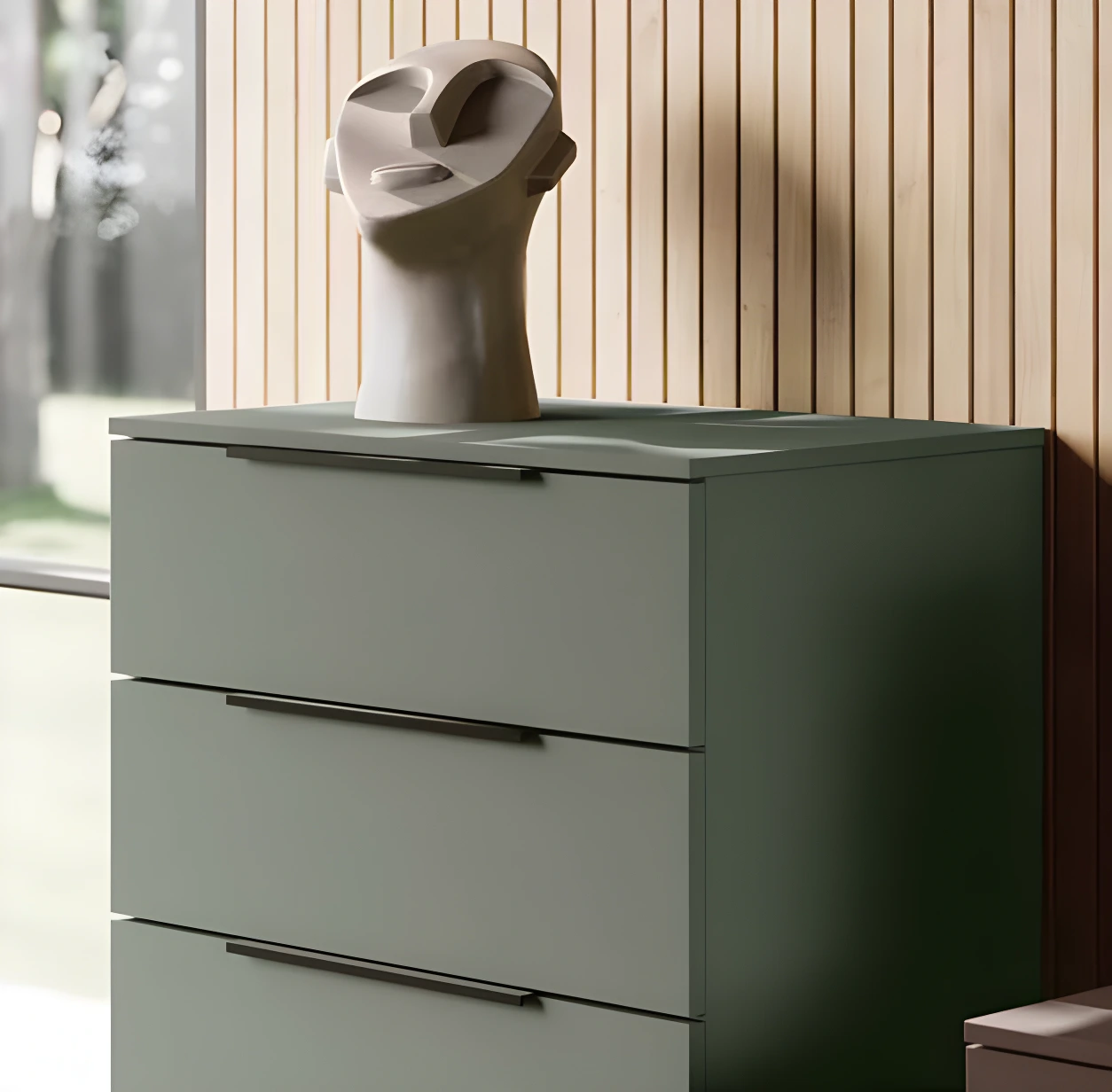 settimino verde laccato