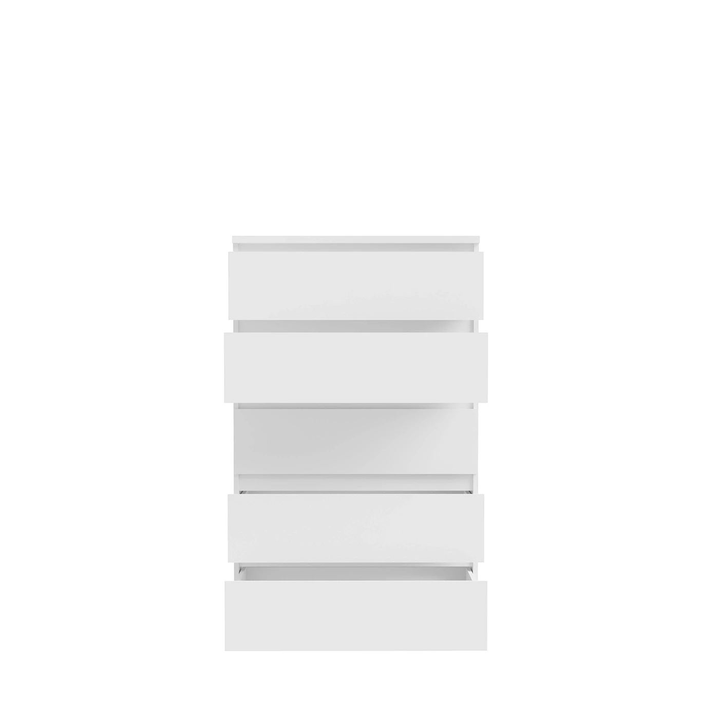 settimino 5 cassetti bianco