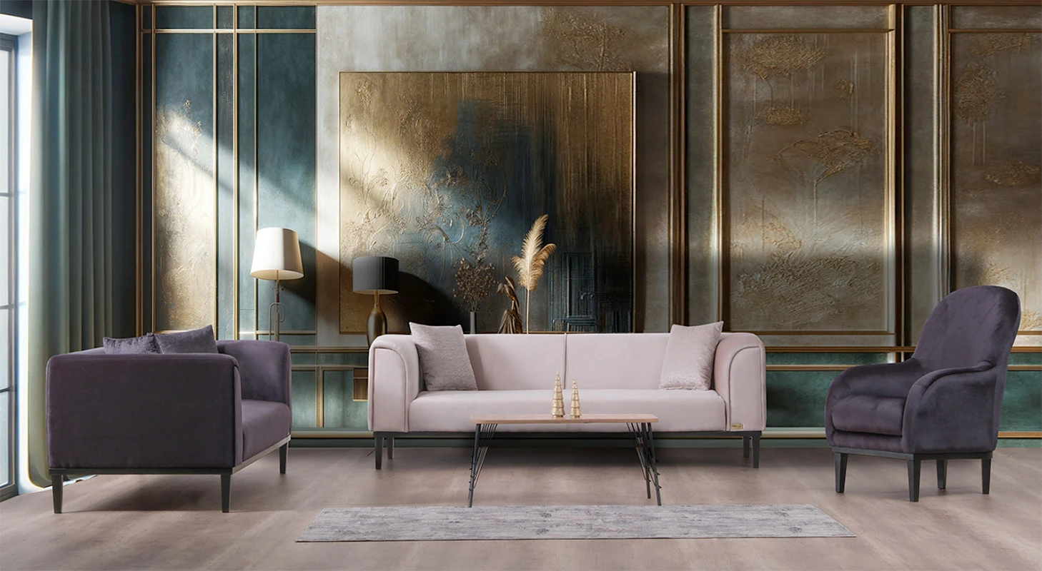 poltrona da salotto nera