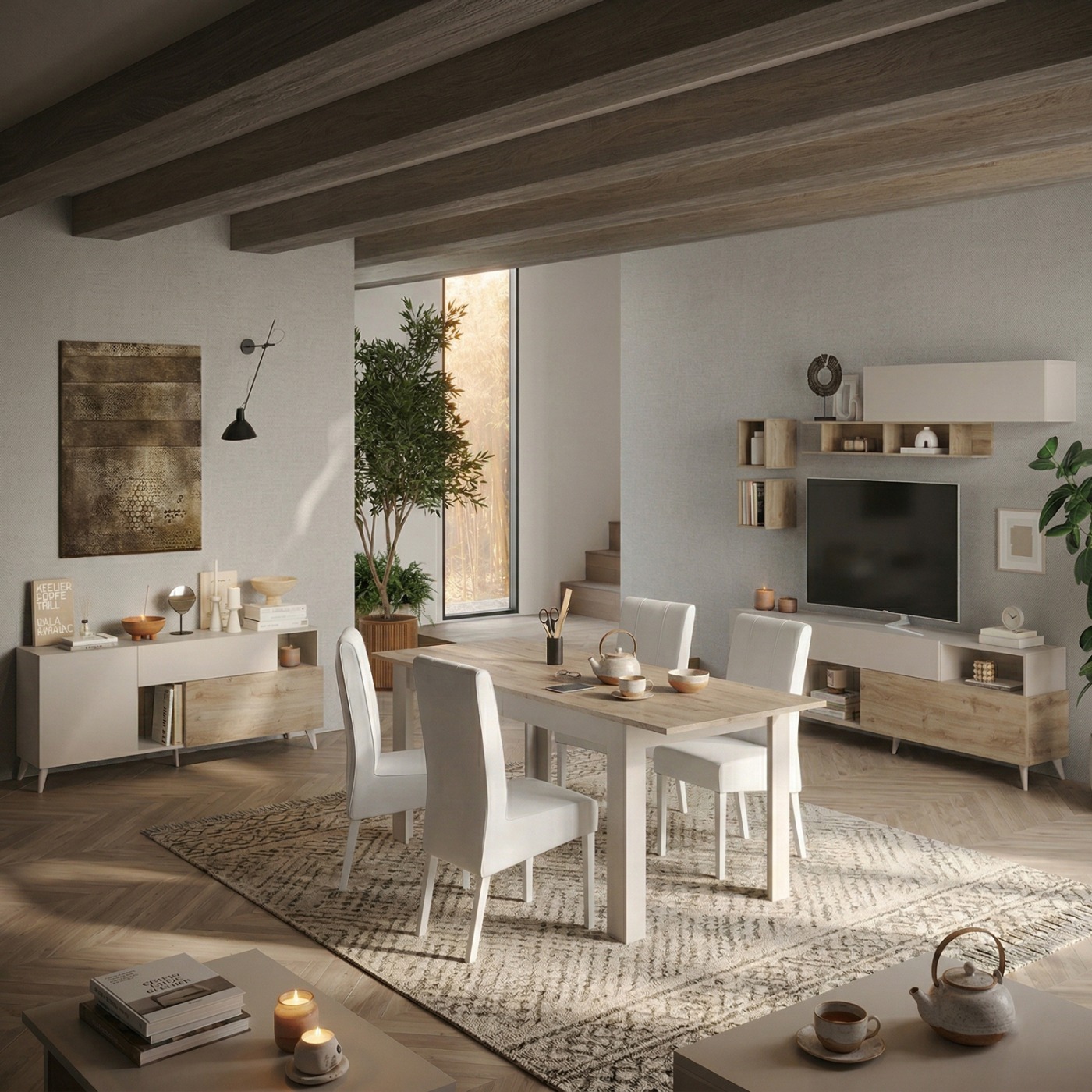 soggiorno cashmere moderno