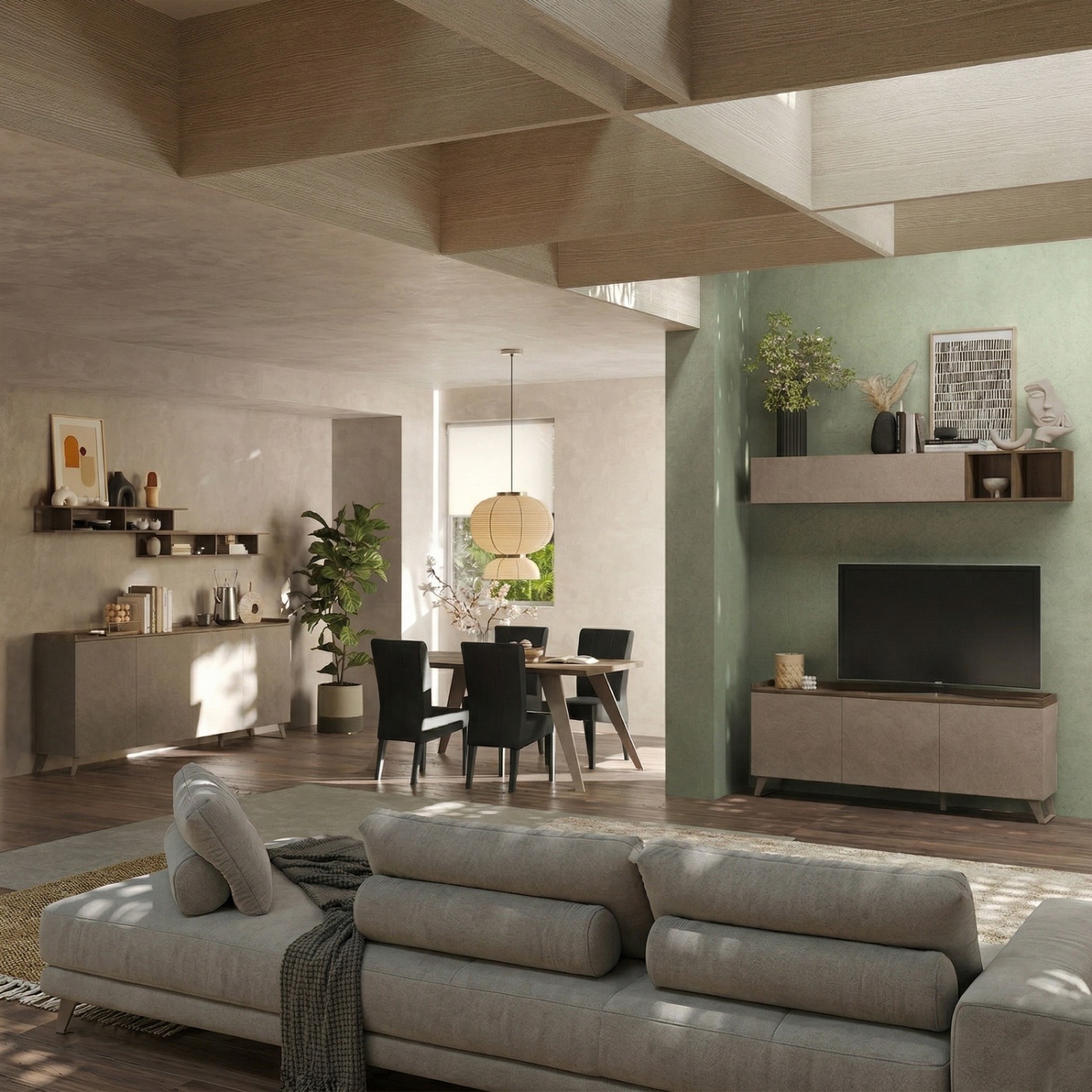 soggiorno bronzo e mercure moderno