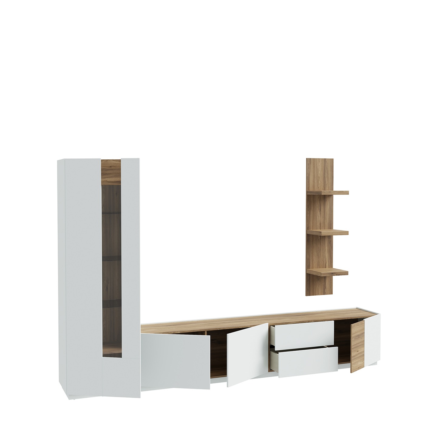 Parete attrezzata moderna in sconto