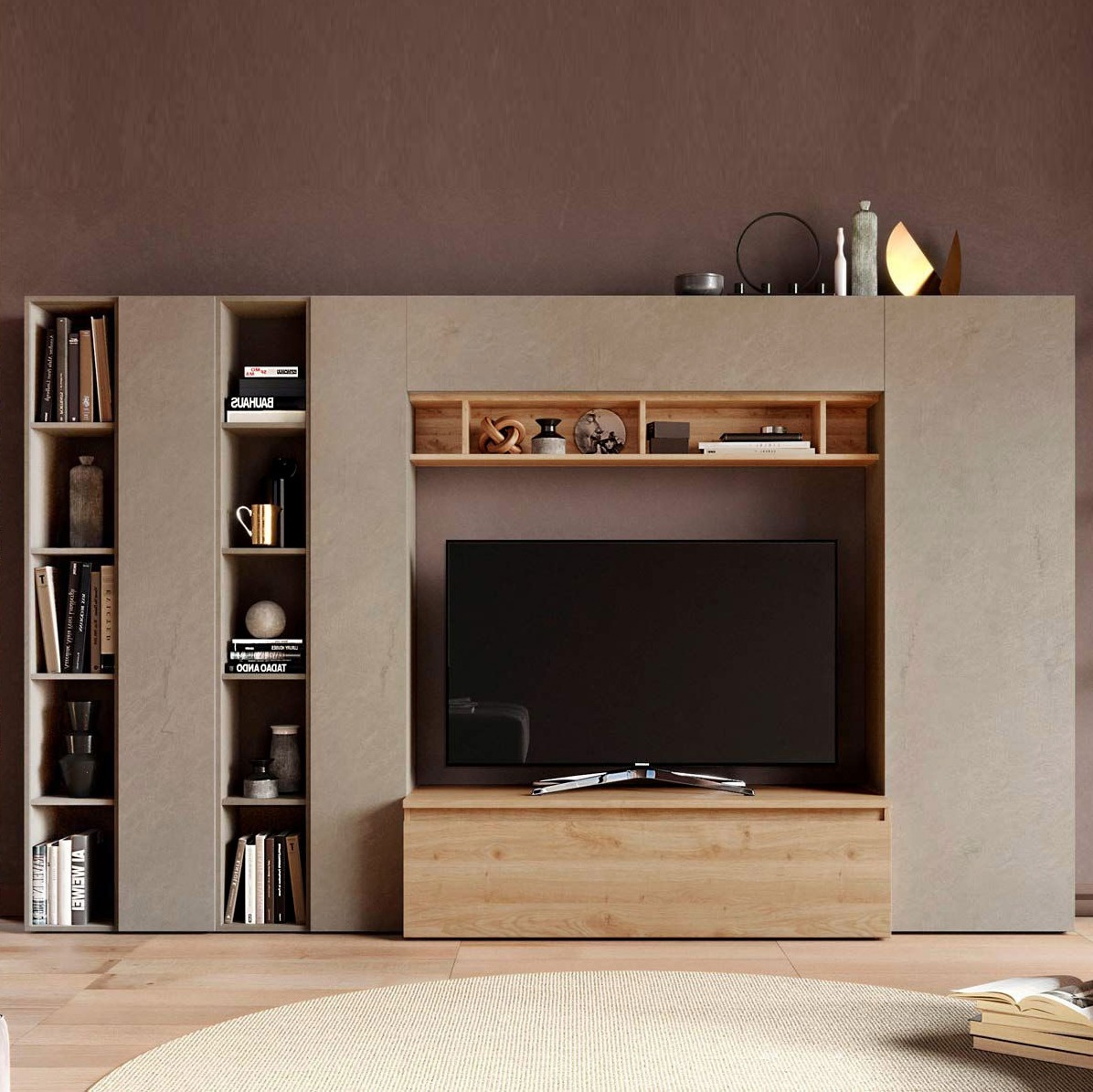 Parete colore Argilla e Cadiz