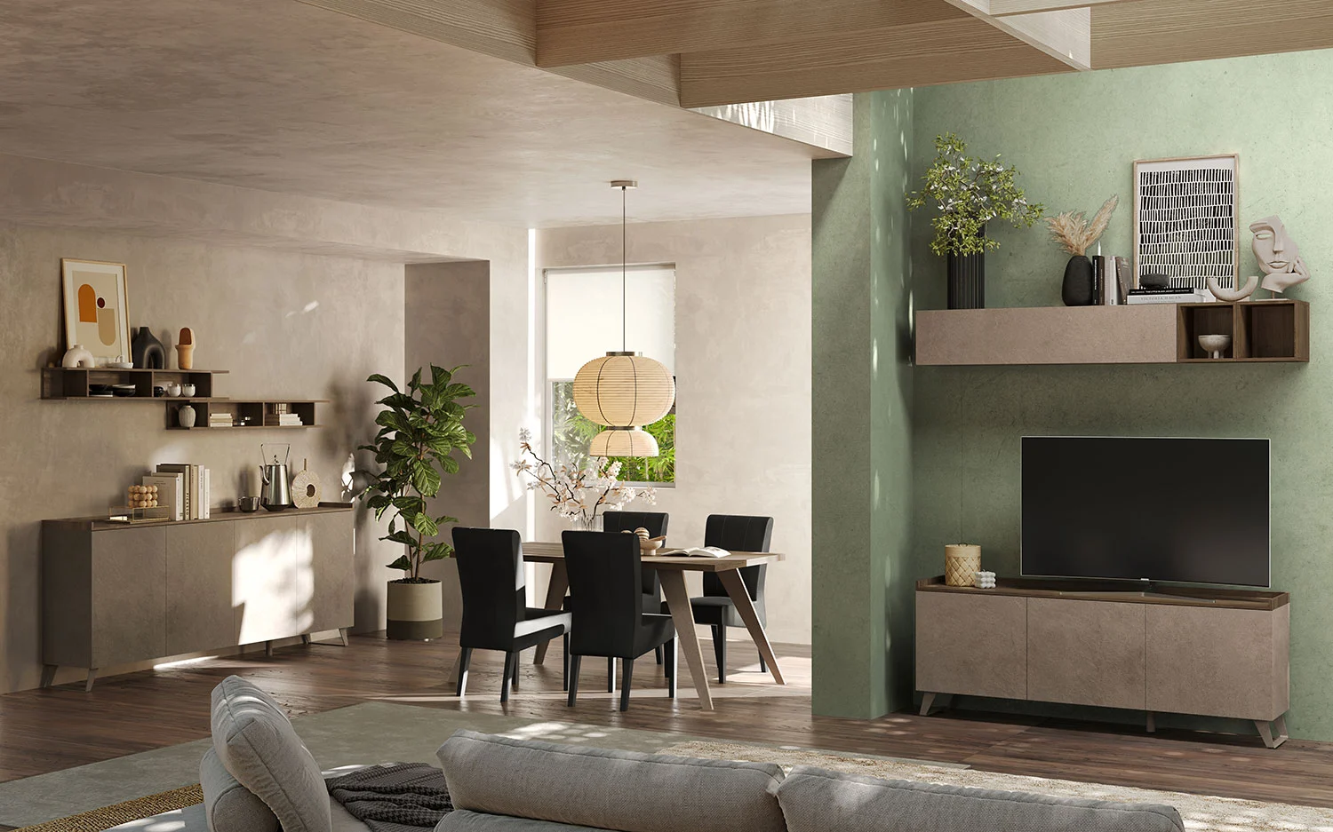 soggiorno bronzo e mercure moderno