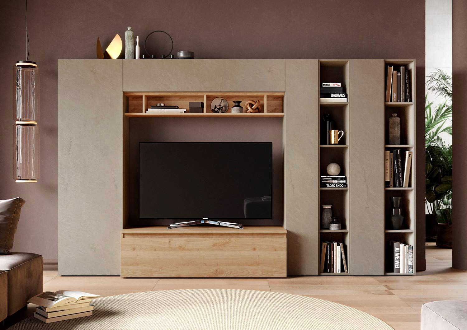 Parete colore Argilla e Cadiz