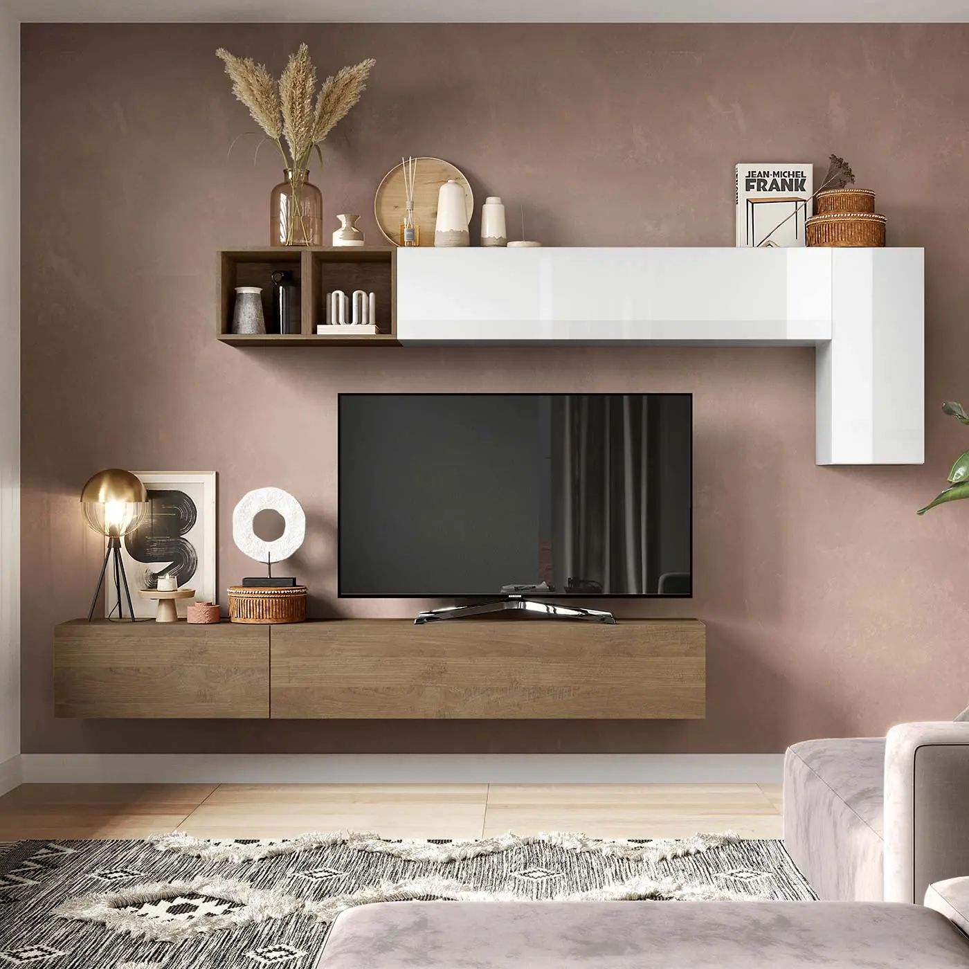 parete moderna sospesa