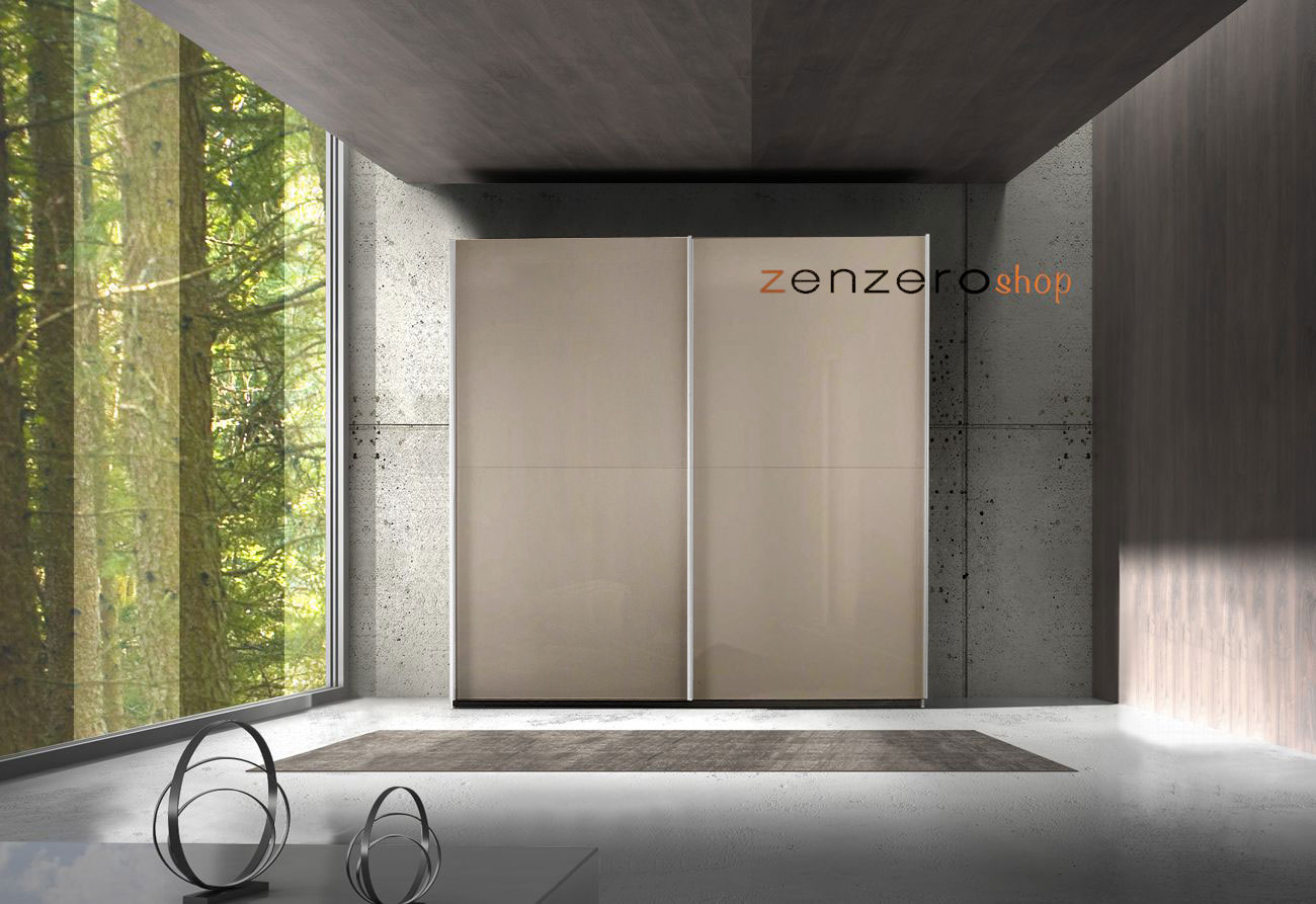 Armadio scorrevole Corda Laccato Lucido L.179 H.210