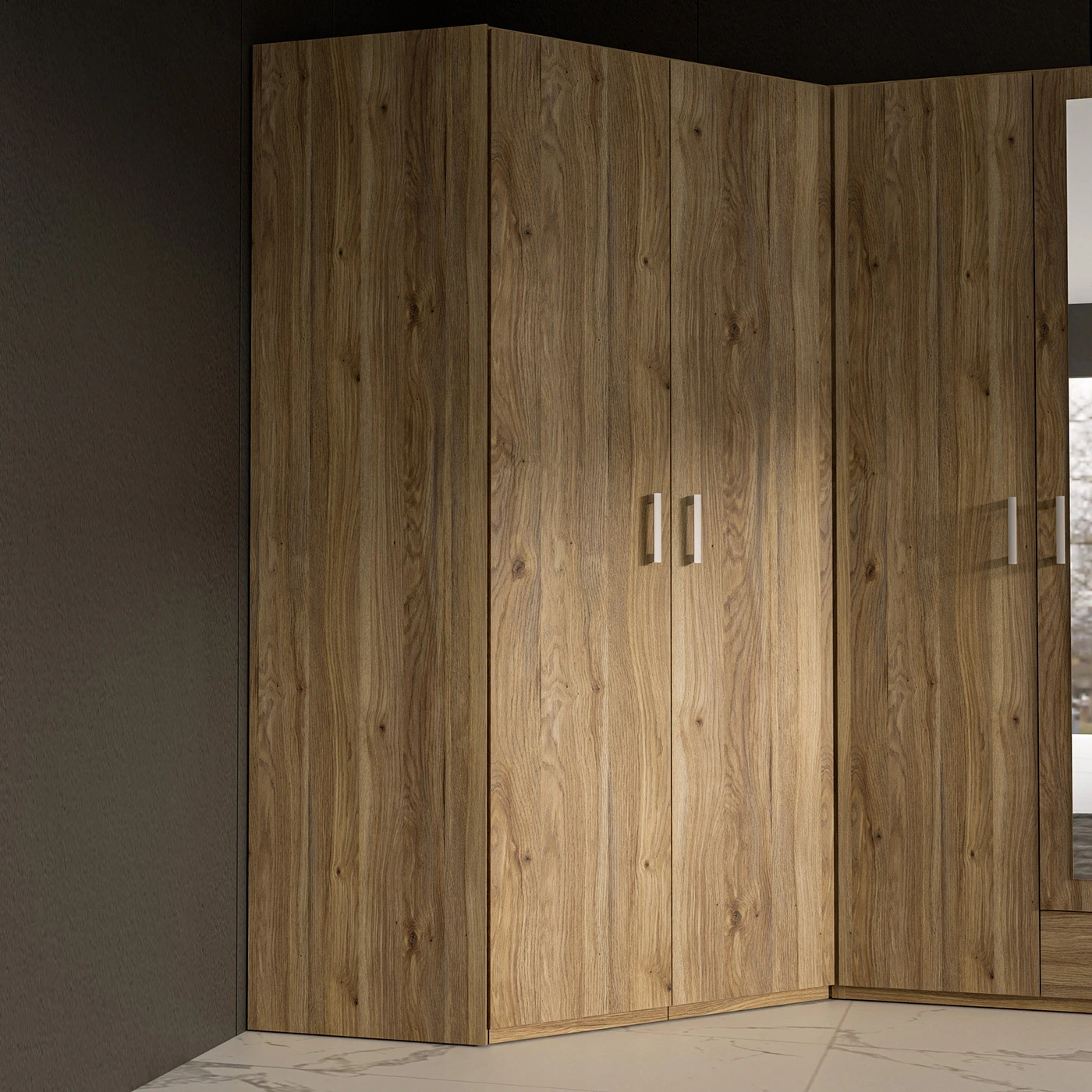 armadio ad angolo in sconto