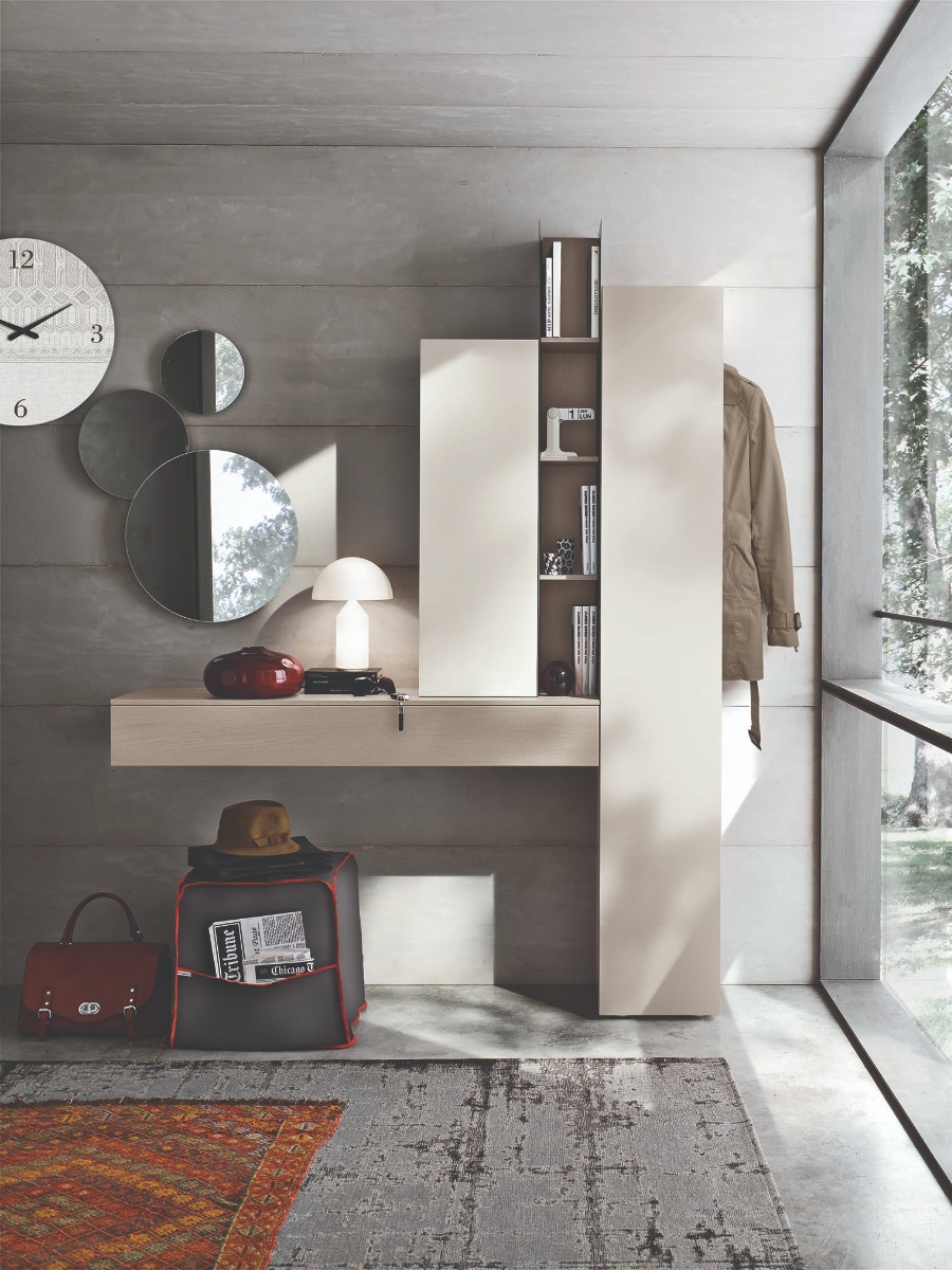 Set composto da 3 eleganti specchi moderni, Made in Italy