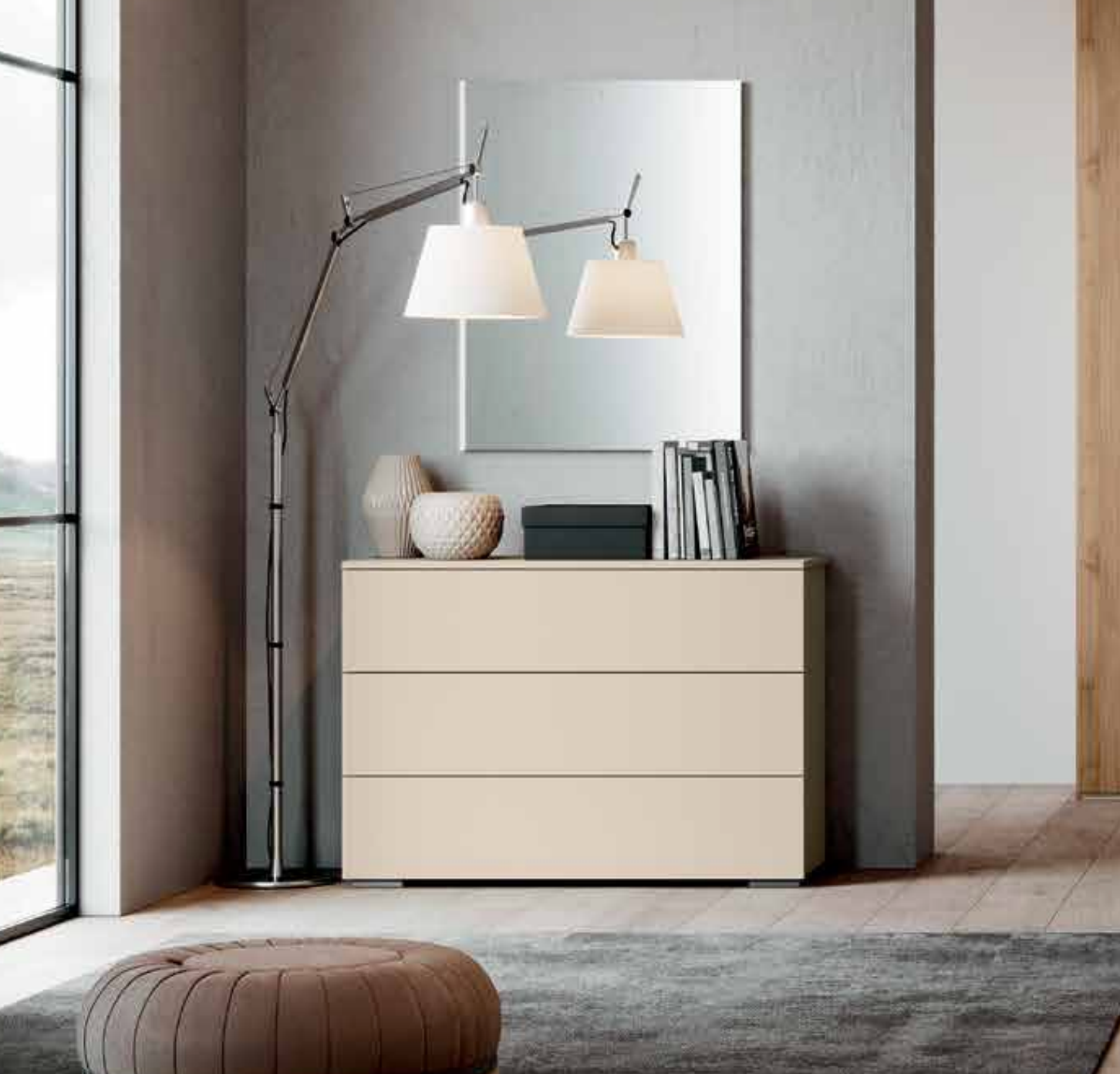 specchiera rettangolare neutra